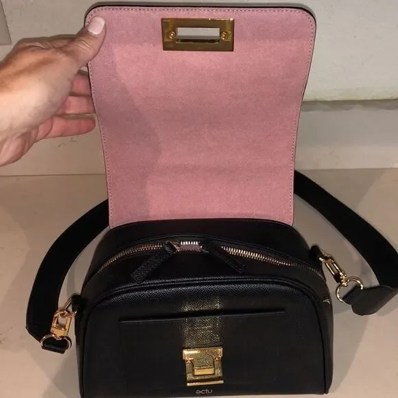 ECTU Mini PALERMO Italian Leather CrossBody - Picture 7 of 17